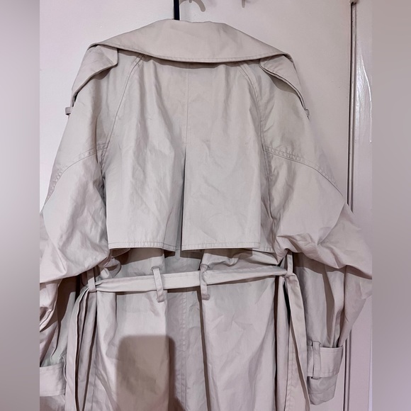 Zara Waxed Cotton Duffel Coat XS Sand 4391/870 Tag Included - Picture 5 of 9